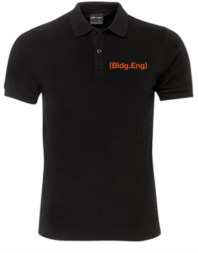 Show details for Black Office Polo Picture of Black Office Polo