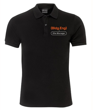 Show details for Black Site Manager Polo Picture of Black Site Manager Polo